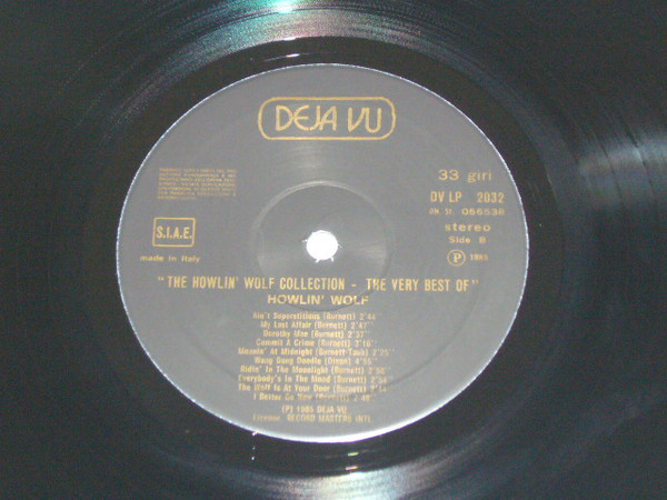 Howlin' Wolf - Collection -  20 Blues Greats - Used Vinyl Record image 5