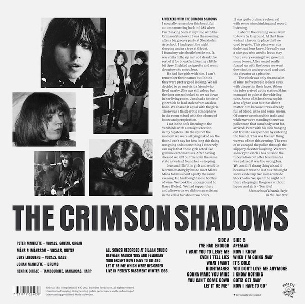 Crimson Shadows - It's The Crimson F****** Shadows! - Vinyl Record image 2