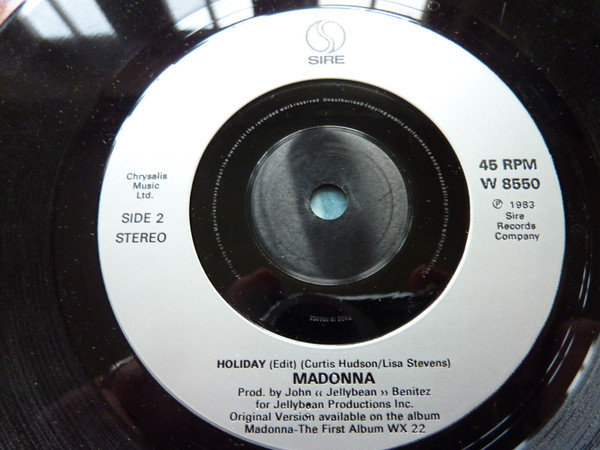 Madonna - True Blue (Remix) - Used Vinyl Record 7" image 2
