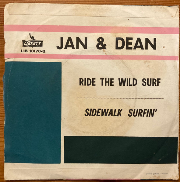 Jan & Dean - Ride The Wild Surf - Used Vinyl Record 7" image 2