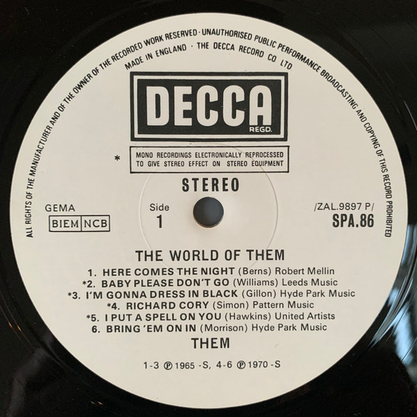 m - World Of - Used Vinyl Record image 3