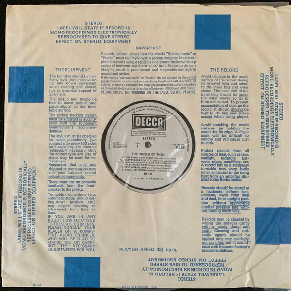m - World Of - Used Vinyl Record image 5