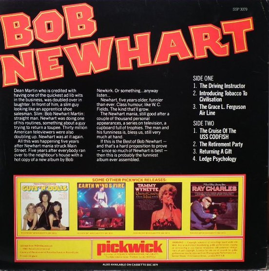 Bob Newhart - Used Vinyl Record image 2