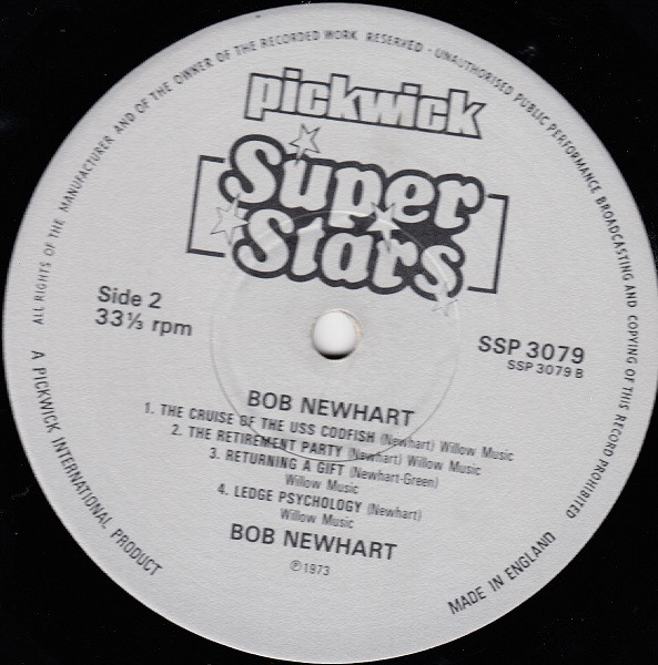 Bob Newhart - Used Vinyl Record image 4
