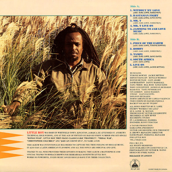 Little Roy - Live On - Used Vinyl Record image 2