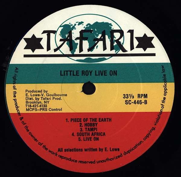 Little Roy - Live On - Used Vinyl Record image 4
