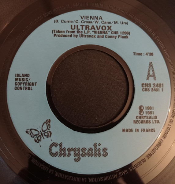 Ultravox - Vienna - Used Vinyl Record 7" image 3