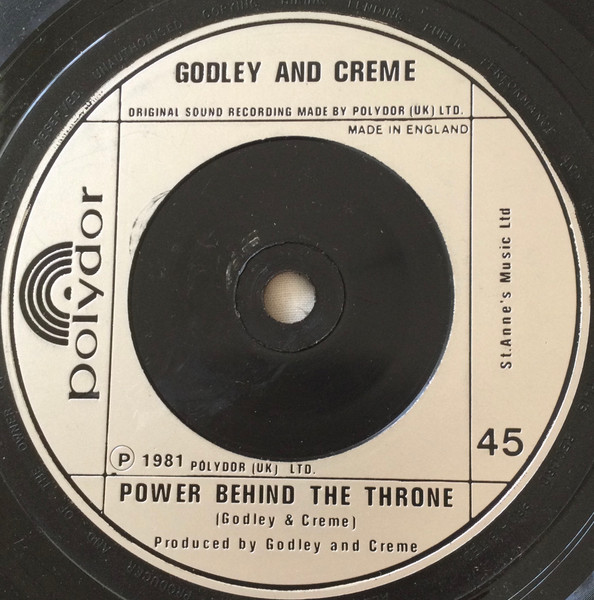 Godley & Creme - Under Your Thumb - Used Vinyl Record 7" image 2
