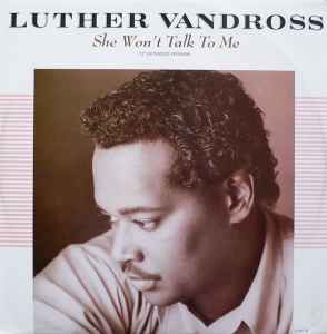 Luther Vandross - She Won't Talk To Me - Used Vinyl Record 12" image 1