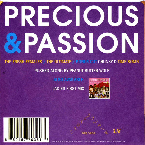 Precious & Passion - Fresh Females - Vinyl Record 7" image 2