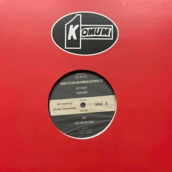 Atomic Compressor - Toons Attack On Komum Records EP - Used Vinyl Record image 2