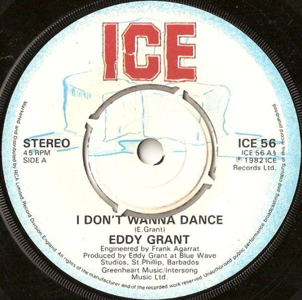 Eddy Grant - I Don't Wanna Dance - Used Vinyl Record 7" image 3