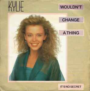 Kylie Minogue - Wouldn't Change A Thing - Used Vinyl Record 12" image 1
