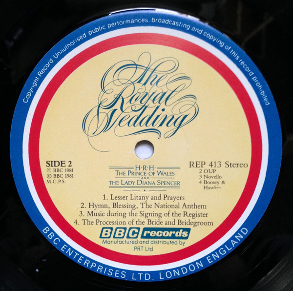 Various - Royal Wedding Of H.R.H. The Prince Of Wales And The Lady Di image 6