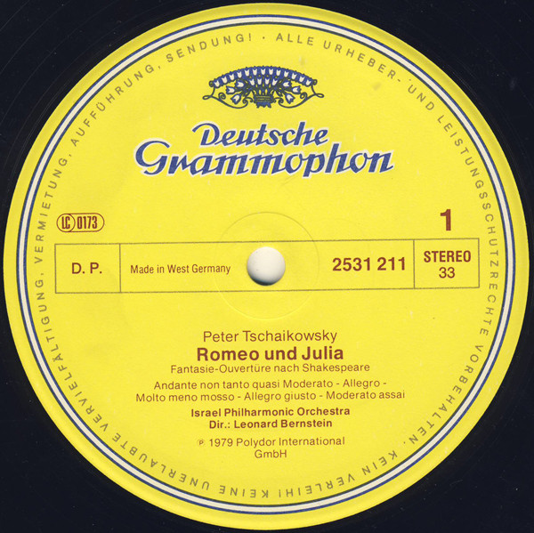 Pyotr Ilyich Tchaiko - Romeo Und Julia • Francesca Da Rimini - Used image 3