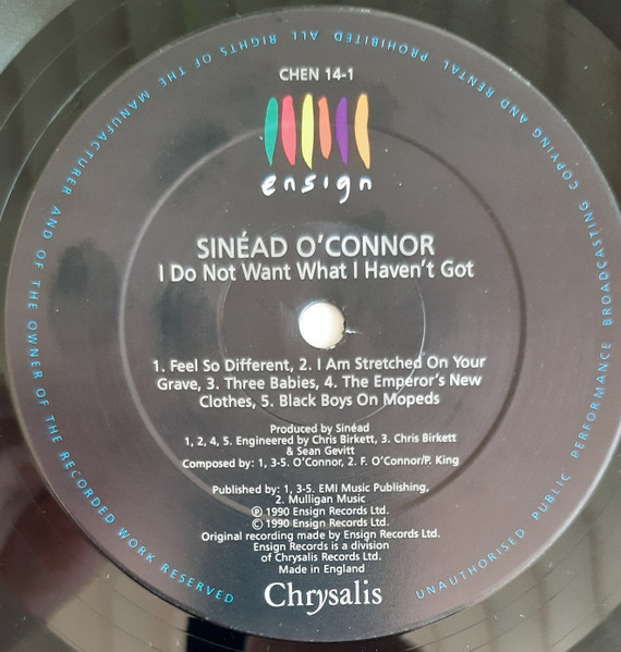 Sinead O'Connor - I Do Not Want What I Haven't Got - Used Vinyl Recor image 3