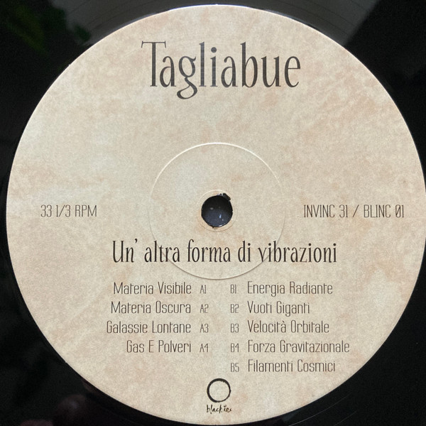 Joseph Tagliabue - Un' Altra Forma Di Vibrazioni - Vinyl Record image 6