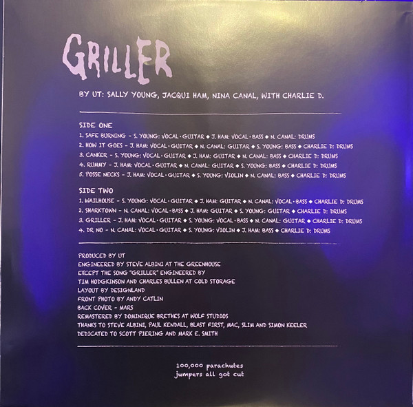 UT - Griller - Used Vinyl Record image 8