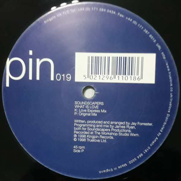 Soundscapers - What Is Love - Used Vinyl Record 12" image 2
