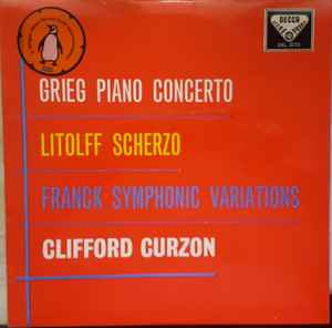 Edvard Grieg - Piano Concerto / Scherzo / Symphonic Variations - Used V image 1