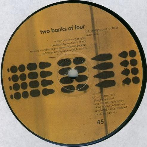 Two Banks Of Four - Skylines Over Rooftops - Used Vinyl Record 12" image 2