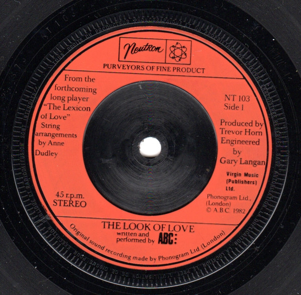 ABC - Look Of Love (Parts One And Two) - Used Vinyl Record 7" image 3