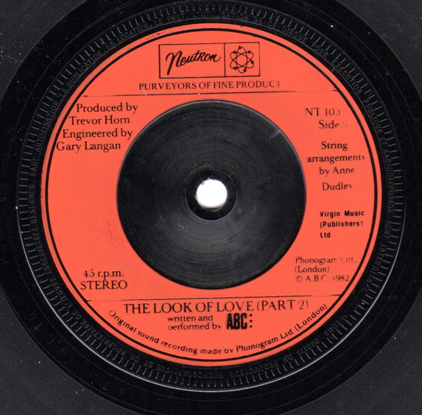 ABC - Look Of Love (Parts One And Two) - Used Vinyl Record 7" image 4