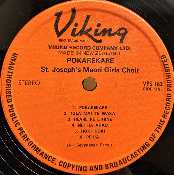 St. Joseph's Maori G - Pokarekare - Used Vinyl Record image 3