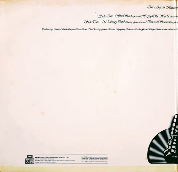 Barclay James Harves - Once Again - Used Vinyl Record image 2