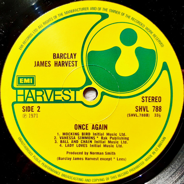 Barclay James Harves - Once Again - Used Vinyl Record image 6