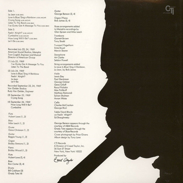 Hubert Laws - Crying Song - Vinyl Record image 2
