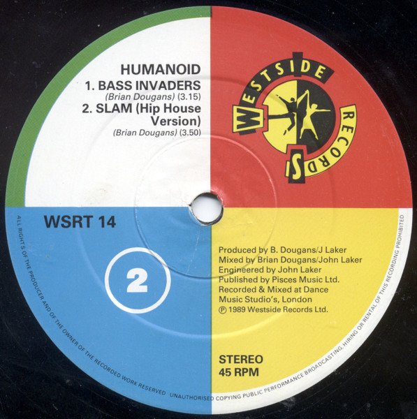 Humanoid - Slam - Used Vinyl Record 12" image 3