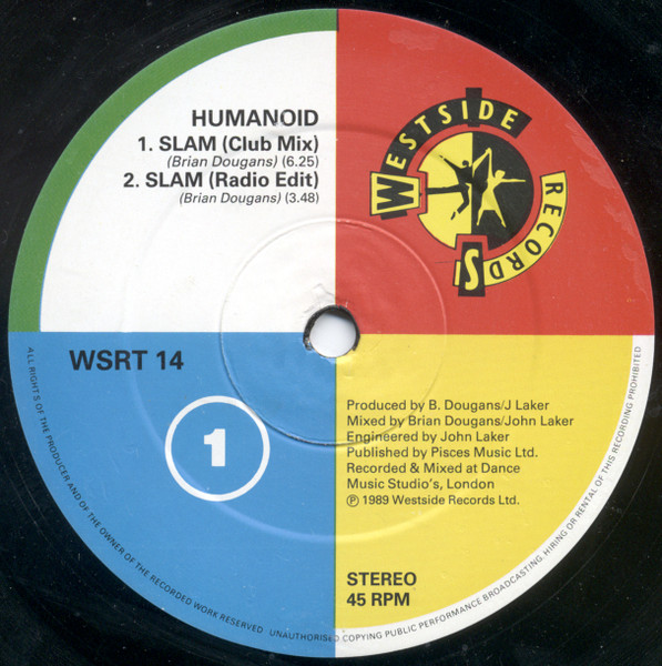 Humanoid - Slam - Used Vinyl Record 12" image 4