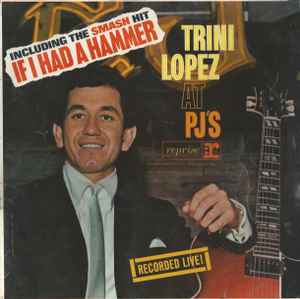 Trini Lopez - At PJ's - Used Vinyl Record image 1