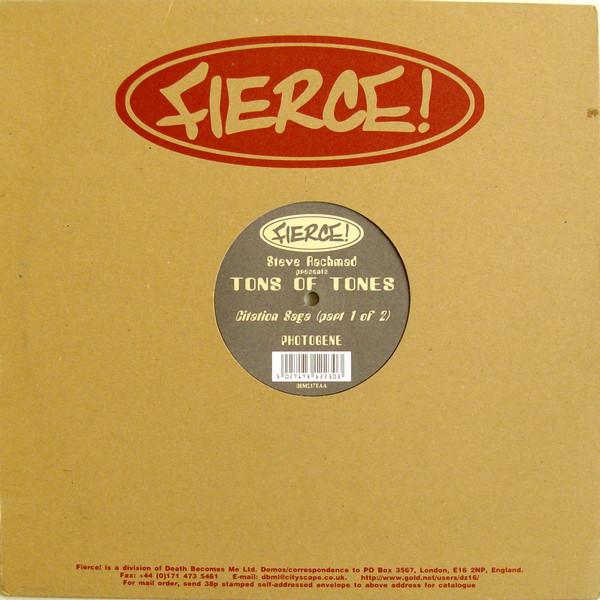 Steve Rachmad - Citation Saga (Part 1 Of 2) - Used Vinyl Record 12" image 2