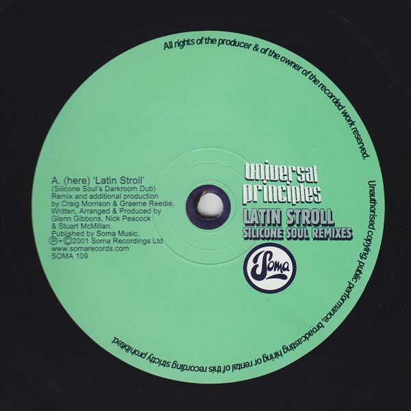 Universal Principles - Latin Stroll (Silicone Soul Remixes) - Used Vi image 2