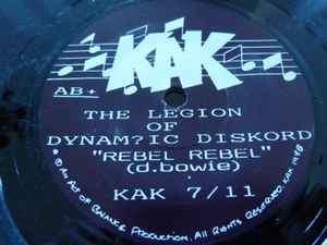 Legion Of Dynamic Di - Rebel Rebel / Kracalli Dayz - Used Vinyl Reco image 1