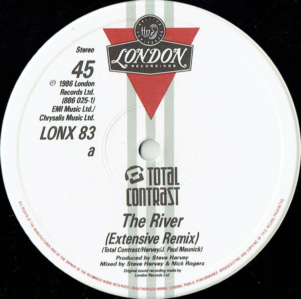 Total Contrast - River (Extended Version) - Used Vinyl Record 12" image 4