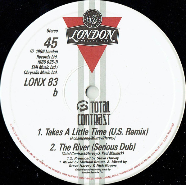 Total Contrast - River (Extended Version) - Used Vinyl Record 12" image 5