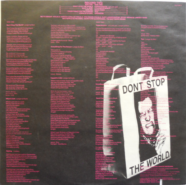 Deaf School - 2nd Honeymoon / Don't Stop The World - Used Vinyl Record image 11
