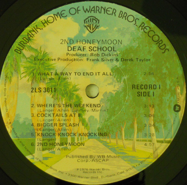 Deaf School - 2nd Honeymoon / Don't Stop The World - Used Vinyl Record image 5