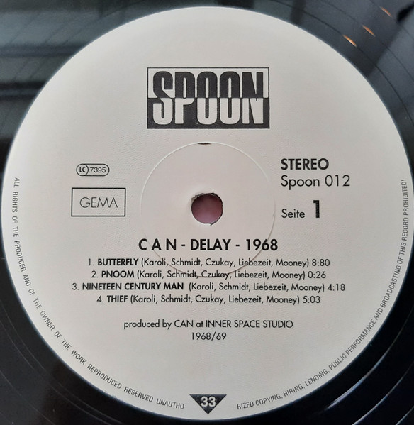 Can - Delay 1968 - Used Vinyl Record image 3