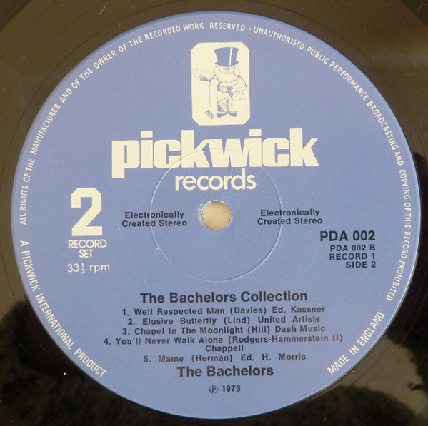 Bachelors - Collection - Used Vinyl Record image 6
