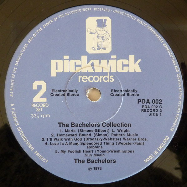 Bachelors - Collection - Used Vinyl Record image 7