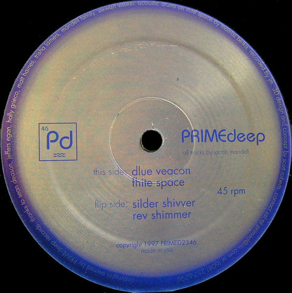Jacob Mandell - Dlue Veacon - Used Vinyl Record 12" image 2