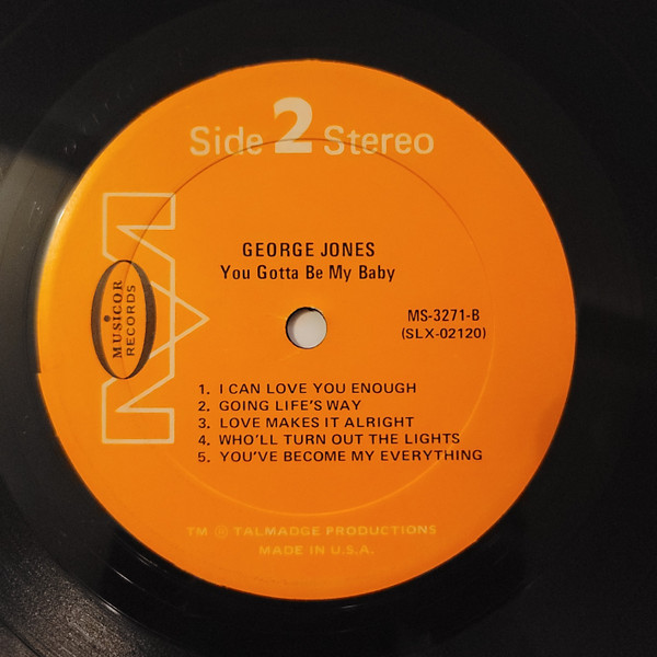 George Jones - You Gotta Be My Baby - Used Vinyl Record image 4