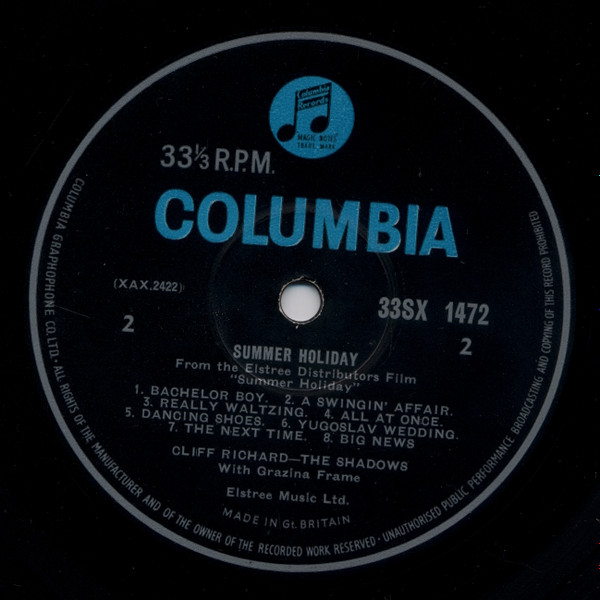 Cliff Richard & The - Summer Holiday - Used Vinyl Record image 4
