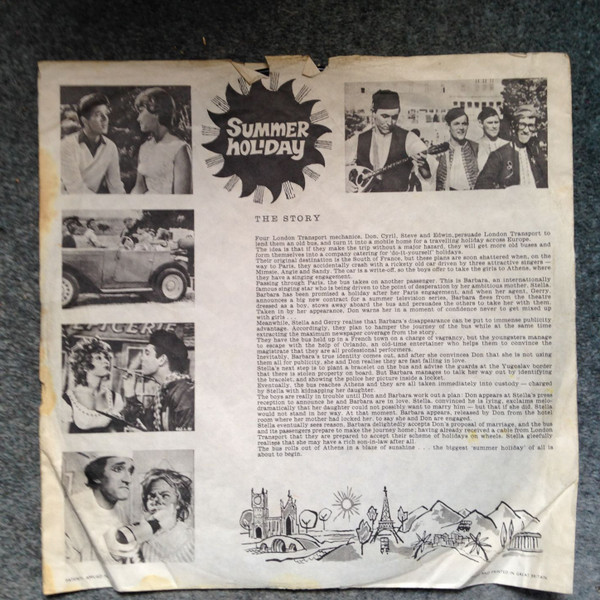 Cliff Richard & The - Summer Holiday - Used Vinyl Record image 5