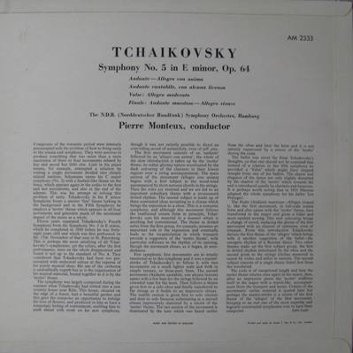 Pyotr Ilyich Tchaiko - Symphony No. 5 - Used Vinyl Record image 2