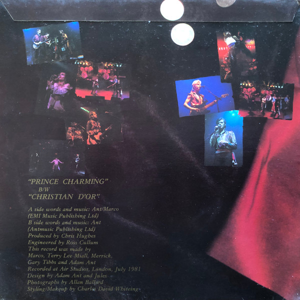 Adam And The Ants - Prince Charming - Used Vinyl Record 7" image 2